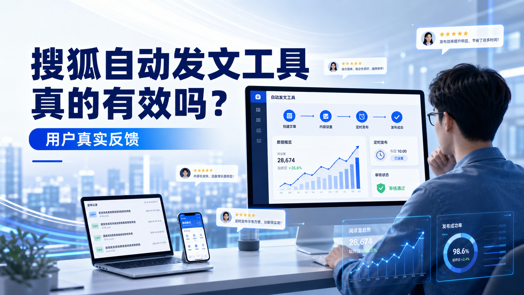 搜狐自动发文工具真的有效吗？淮南用户的真实反馈