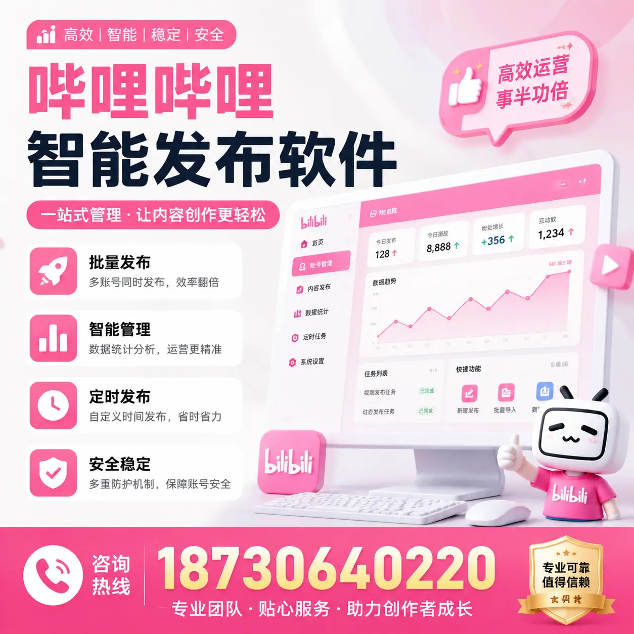 如何评估哔哩哔哩智能发布软件的ROI?淮南 企业必读